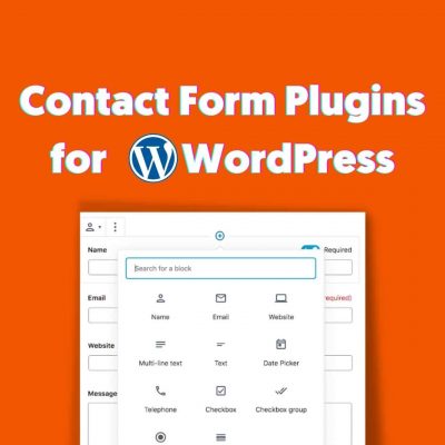 Contact form plugins for wordpress